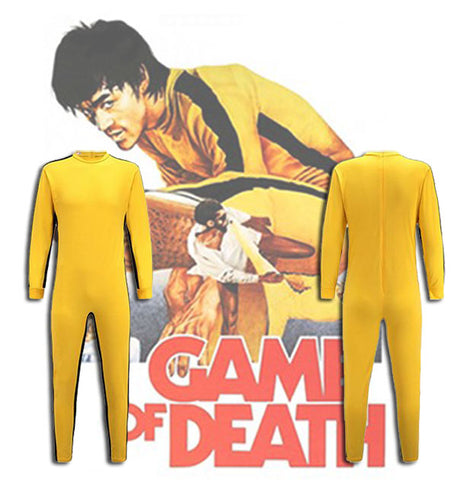 Bruce Lee The Game of Death Martial Art Kung Fu JKD Jeet Kune Do Jumpsuit Costume Tracksuit Uniform Size S-XXL