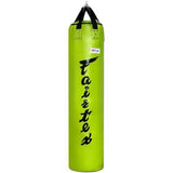 FAIRTEX HB5 MUAY THAI BOXING MMA PUNCHING HEAVY BAG - 4 FT UNFILLED Syntek Leather 36 dia x 112 cm 3 Colours