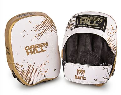 GREENHILL MANTIS BOXING PUNCHING FOCUS MITTS PADS LEATHER