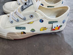 FEIYUE SHANGHAI X SESAME STREET FXY-724T Skate Sports / Street Fashion /  Sneakers Beige Size 34-39 Youth Adult 2022 Summer Sneakers