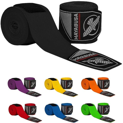 HAYABUSA PERFECT STRETCH MUAY THAI BOXING HANDWRAPS Mexican style 100% cotton 180'' 7 Colours