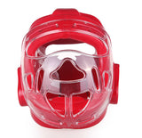 Martial Arts / Taekwondo / MMA / JKD / Wing Tsun Ultra Light Dipped Foam Headgear Guard Protector with Face Shield Size  S-XL 2 Colours