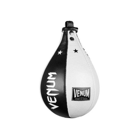 Venum-04055-108 Hurricane MUAY THAI BOXING MMA Punching Speed Bag Ball M-L Black White