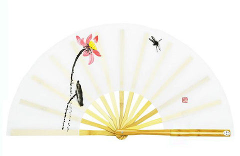 Tai Chi / Kung Fu / Martial Art Combat Performing Left / Right Hand Bamboo Fan 33 cm -MAF019