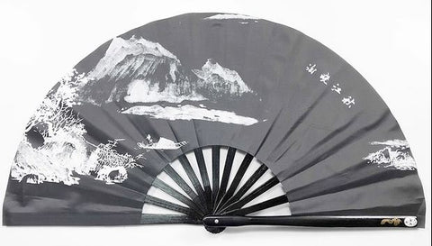 Tai Chi / Kung Fu / Martial Art Combat Performing Left / Right Hand Bamboo Fan 33 cm -MAF024c