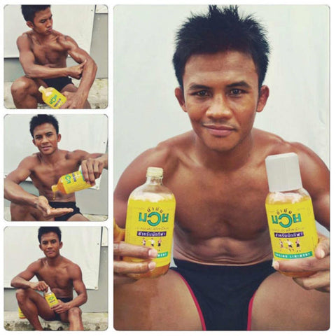  Namman Muay Thai Boxing Analgesic Balm Oil For Massage Muscle  Joint 120ml : Pet Supplies