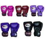 Twins Special BGVL3 Kids MUAY THAI  BOXING GLOVES Leather 4-6 oz 5 Colours