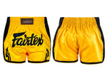 Fairtex MUAY THAI BOXING Shorts XS-XXL Yellow BS1701