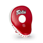 FAIRTEX ULTIMATE CONTOURED FMV9 MUAY THAI BOXING MMA PUNCHING FOCUS MITTS PADS Red White