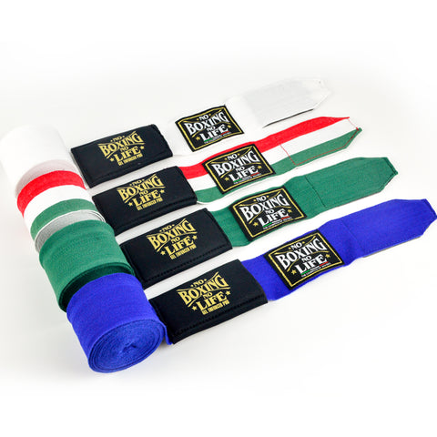 NO BOXING NO LIFE BOXING HANDWRAPS WITH HAND GEL KUNCKLES ELASTIC 5 m Vary Colours