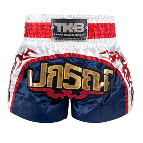 Top King TKB124 Muay Thai Boxing Shorts S-XL Blue White