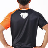 Tiger "Tiger Head" 1stDry Muay Thai T-Shirt S-XXL Black Orange