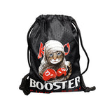 BOOSTER ULTRA LIGHT CLASSIC DRAWSTRING BOXING GLOVES BAG BACKPACK Size Free 44 x 35 cm 4 Colours