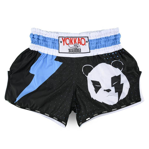 YOKKAO BLACK PANDA CARBONFIT MUAY THAI MMA BOXING Shorts S-XXL