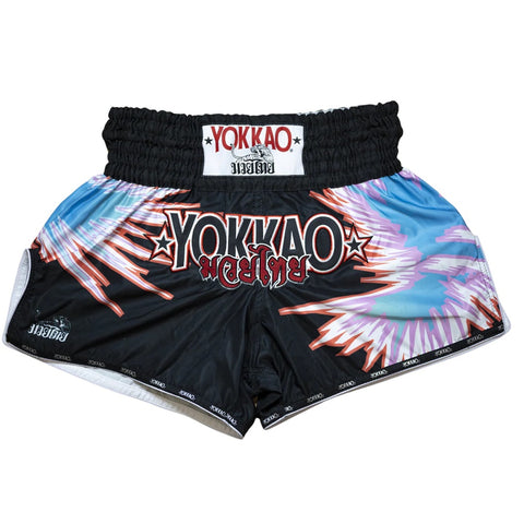 YOKKAO SMASH CARBONFIT MUAY THAI MMA BOXING Shorts S-XXL Black
