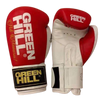 GREENHILL LEGEND PROFESSIONAL TRAINING BOXING GLOVES Velcro Closure 8-16 oz Red White