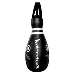 FAIRTEX HB10 MUAY THAI BOXING MMA PUNCHING HEAVY BOWLING BAG - UNFILLED Syntek Leather 45 dia x 117 cm Black