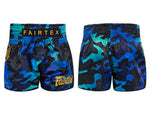 Fairtex MUAY THAI BOXING Shorts XS-XXL Golden Jubilee "Luster" Blue BS1916