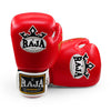 RAJA RBGP-4 MUAY THAI BOXING GLOVES Cooltex PU Leather 8-12 oz Red