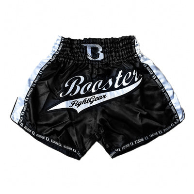 Booster TBT Pro Slugger Muay Thai Boxing Shorts S-XXXL Black White M / Black White