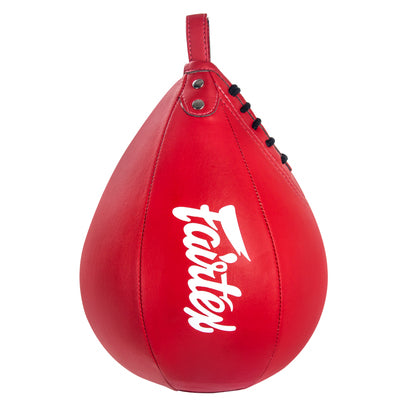 FAIRTEX SB1 MUAY THAI BOXING MMA PUNCHING SPEED BALL Microfiber 58 dia x 25 cm Red