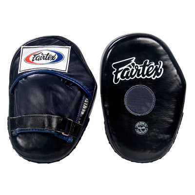 FAIRTEX Classic Pro FMV10 MUAY THAI BOXING MMA PUNCHING FOCUS MITTS PADS Black Blue