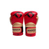 BOOSTER YOUTH MUAY THAI BOXING GLOVES KIDS Synthetic Leather 4-8 oz Red Gold