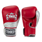 Top King TKBGPW MUAY THAI BOXING GLOVES Cowhide Leather 8-14 oz 4 Colours Red Series