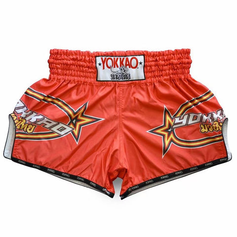 YOKKAO VERTICAL CARBONFIT MUAY THAI MMA BOXING Shorts S-XXL Red
