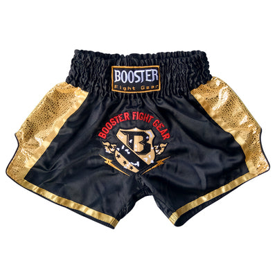 Booster TBT Pro Muay Thai Boxing Shorts S-XXXL Black Gold