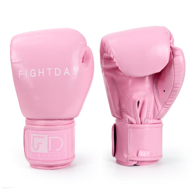 Fight Day MGV1 MUAY THAI BOXING GLOVES Microfiber 8-16 oz Pink