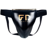 Fight Day FDCX3 Brace Yourself MUAY THAI BOXING MMA SPARRING GROIN GUARD PROTECTOR Microfiber Size S-L Black