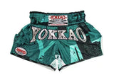 YOKKAO URBAN CARBONFIT MUAY THAI MMA BOXING Shorts S-XXL Green