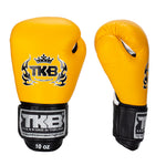 Top King Ultimate Velcro TKBGUV MUAY THAI BOXING GLOVES Cowhide Leather 8-14 oz 6 Colours