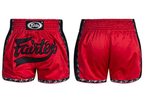 Fairtex MUAY THAI BOXING Shorts XS-XXL Red BS1703