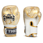 Top King TKBGSS Super Snake Kids MUAY THAI BOXING GLOVES Cowhide Leather 6 oz 2 Colours White Series