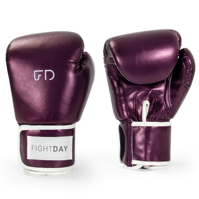 Fight Day MGV2 MUAY THAI BOXING GLOVES Microfiber 8-12 oz Wine Red