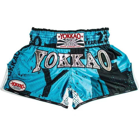 YOKKAO URBAN CARBONFIT MUAY THAI MMA BOXING Shorts S-XXL Blue