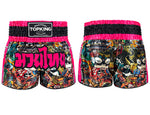 Top King TKB223 Muay Thai Boxing Shorts S-XL Pink