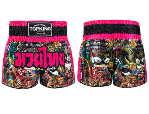 Top King TKB223 Muay Thai Boxing Shorts S-XL Pink