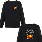 Martial Art Kung Fu JKD Jeet Kune Do Sweater Jumper Uniform Size S-XXXL Black