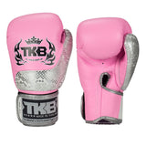 Top King TKBGPW MUAY THAI BOXING GLOVES Cowhide Leather 8-14 oz 6 Colours Pink Series