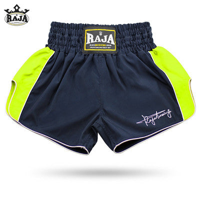 RAJA RKBS-8 MUAY THAI BOXING Shorts XS-XXL Navy Green