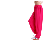 Traditional Martial Art Tai Chi  Yoga Training Pants Trousers Size XS-XXL 10 Colours Available Unisex Adult & Kid