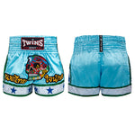 Twins Special - 129 MUAY THAI MMA BOXING Shorts XS-XXL Sky Blue