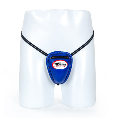 TWINS SPECIAL GPS-1 MUAY THAI BOXING MMA Groin Guard Steel Thai Cup Protector M-XL Blue