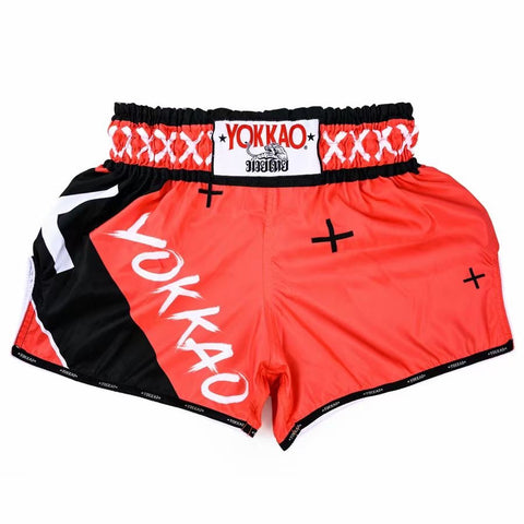 YOKKAO X RED CARBONFIT MUAY THAI MMA BOXING Shorts S-XXL