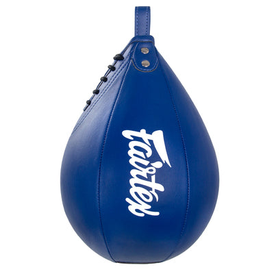 FAIRTEX SB1 MUAY THAI BOXING MMA PUNCHING SPEED BALL Microfiber 58 dia x 25 cm Blue