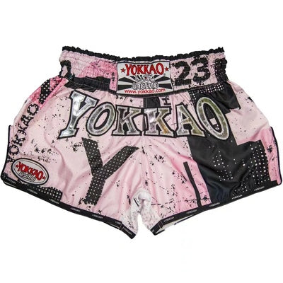 YOKKAO URBAN CARBONFIT MUAY THAI MMA BOXING Shorts S-XXL Pink