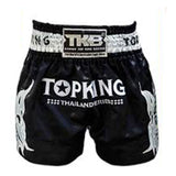 Top King TKBSP10 Thailand Series Muay Thai Boxing Shorts S-XL Black
